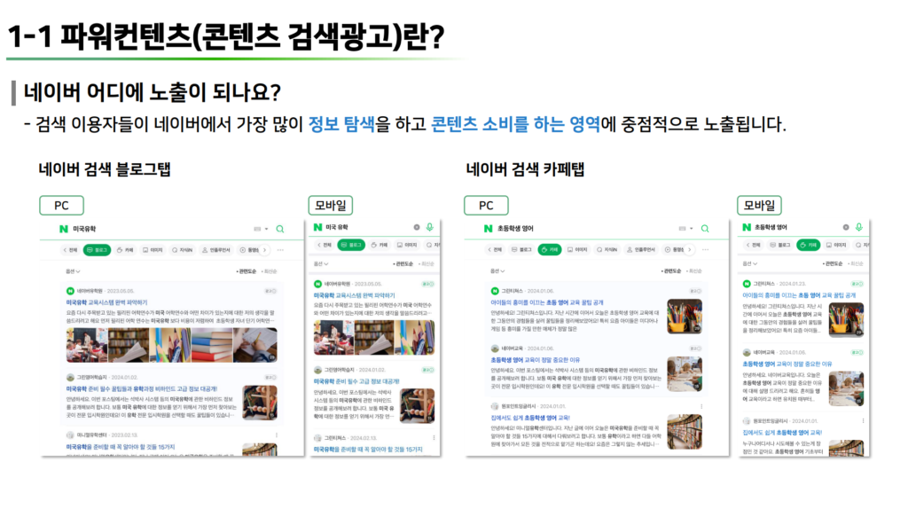 파워링크, 파워컨텐츠로 실제 매출 올렸던 방법